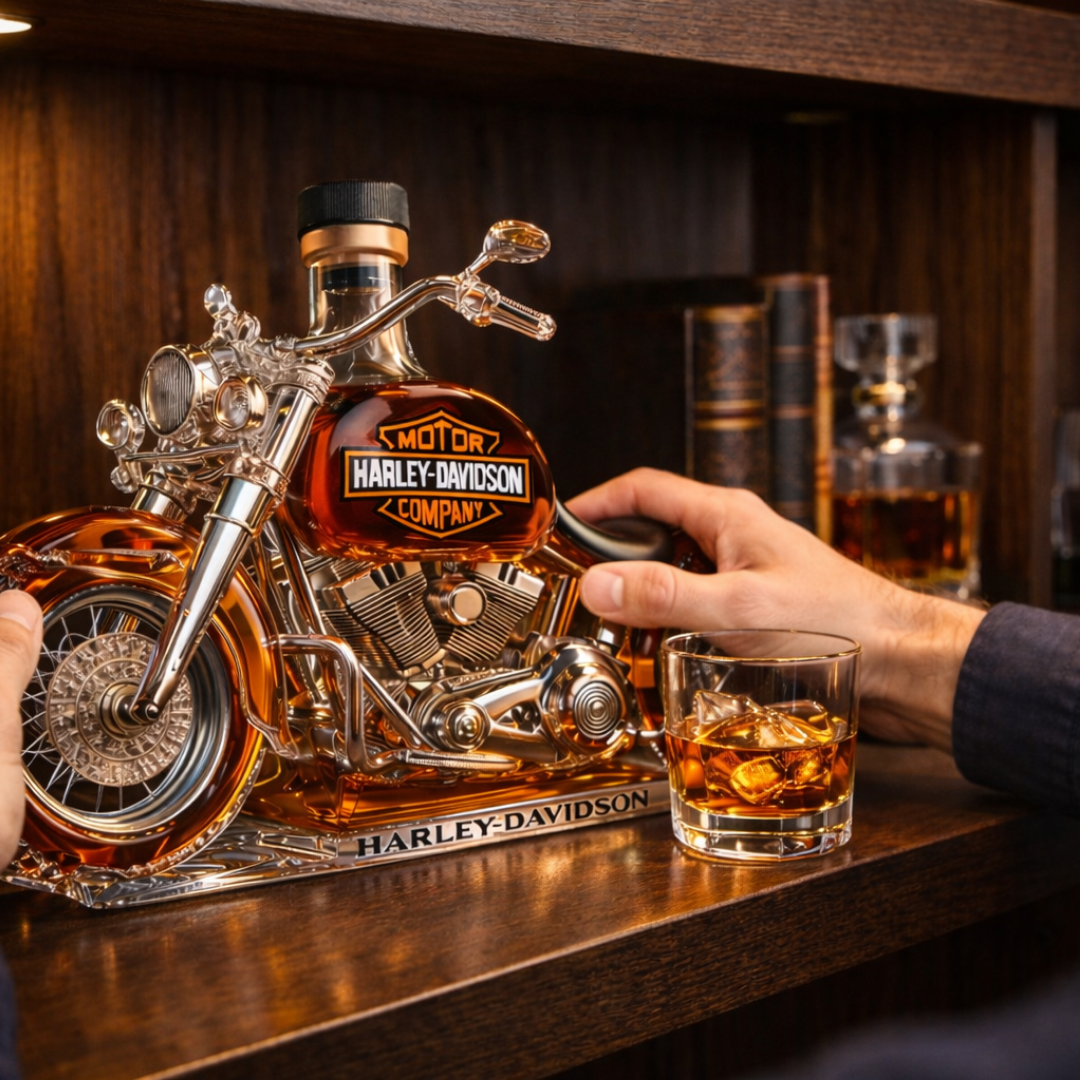 Botella de whisky - Edición Harley Davidson