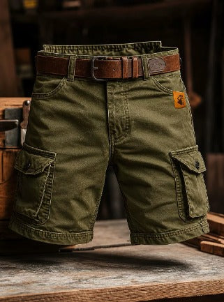 Cazel | Pantalones cortos cargo con múltiples bolsillos