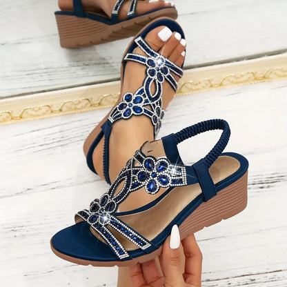 Caye | Sandalias con cuña elegantes para mujer