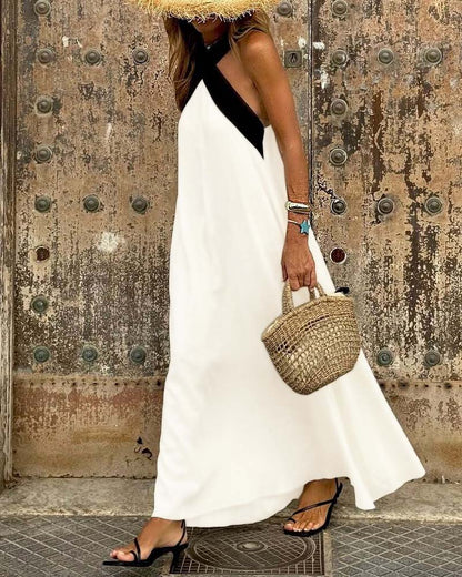 Morven | Vestido largo cruzado