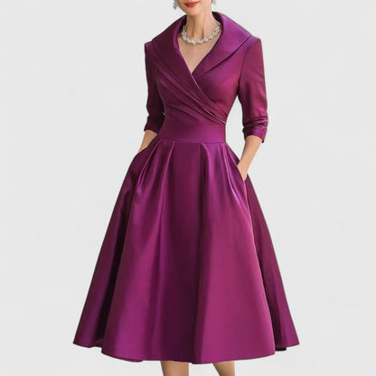 Rosalía | Elegante vestido con un sutil brillo.