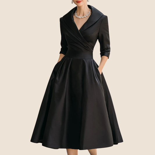 Rosalía | Elegante vestido con un sutil brillo.
