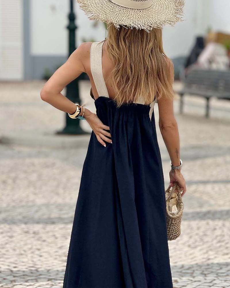 Morven | Vestido largo cruzado
