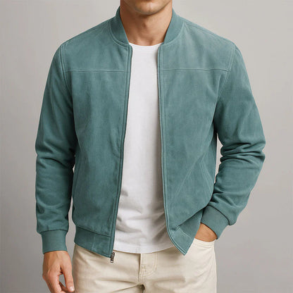 Riviera | Chaqueta bomber de ante