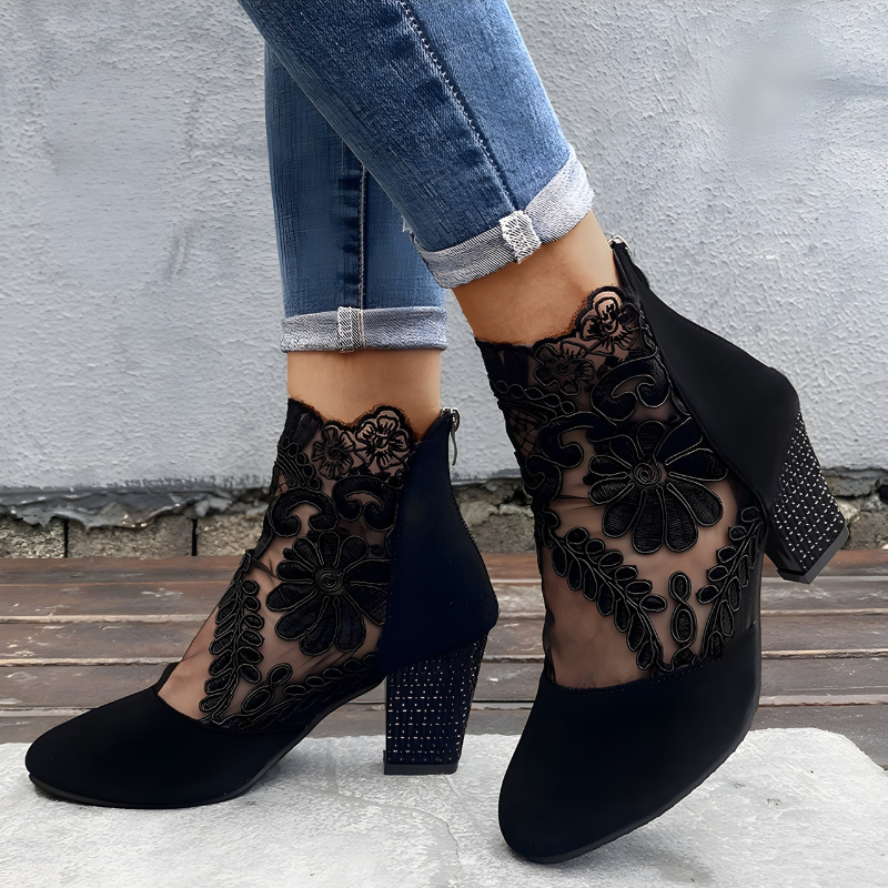 Tacones de Malla