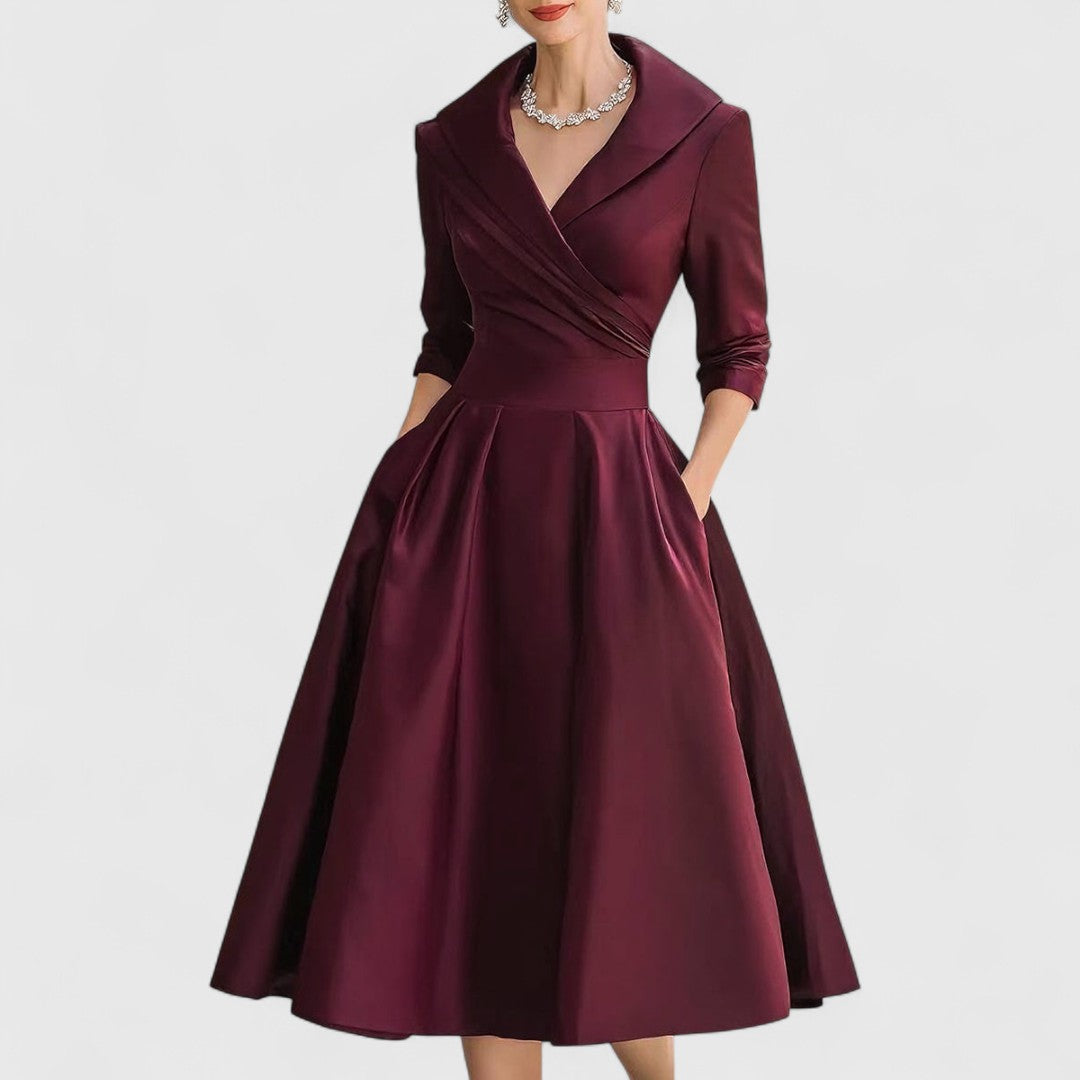 Rosalía | Elegante vestido con un sutil brillo.