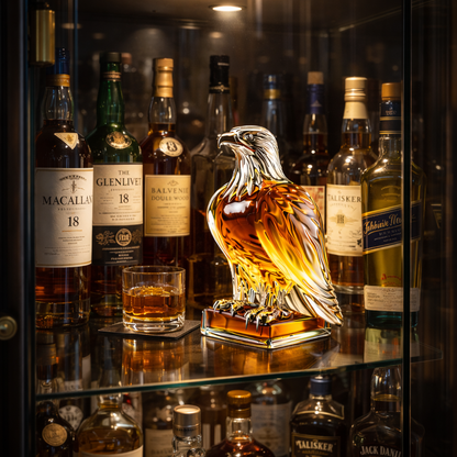 Botella de whisky - Edición Águila