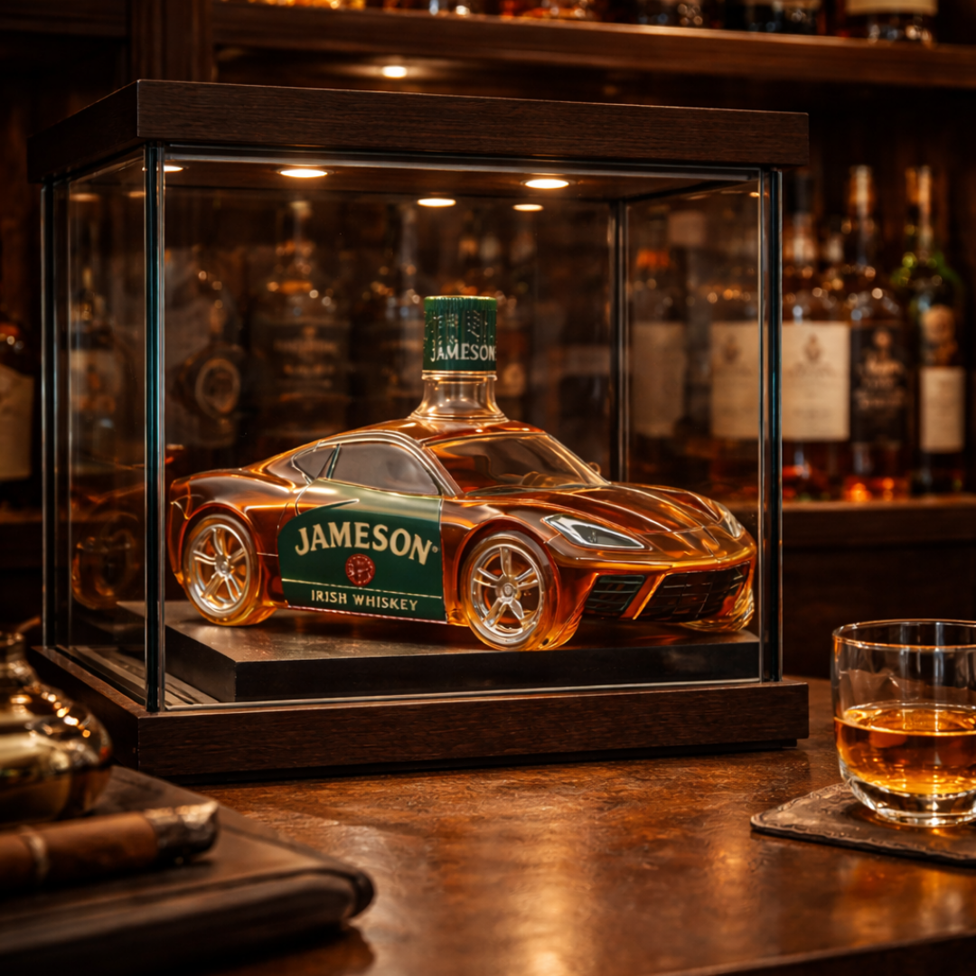 Botella de whisky - Edición Corvette
