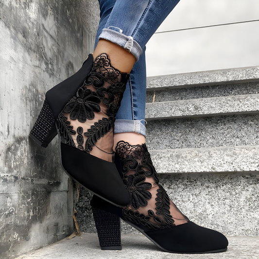 Tacones de Malla
