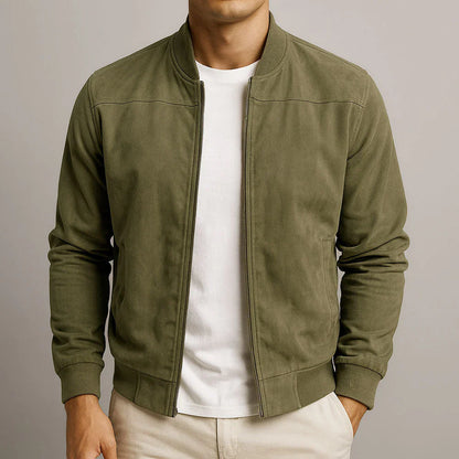 Riviera | Chaqueta bomber de ante
