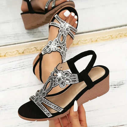 Caye | Sandalias con cuña elegantes para mujer