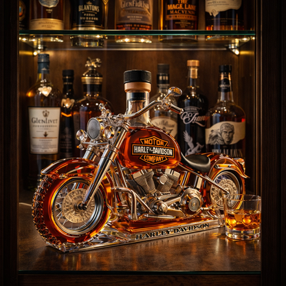 Botella de whisky - Edición Harley Davidson