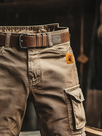 Cazel | Pantalones cortos cargo con múltiples bolsillos