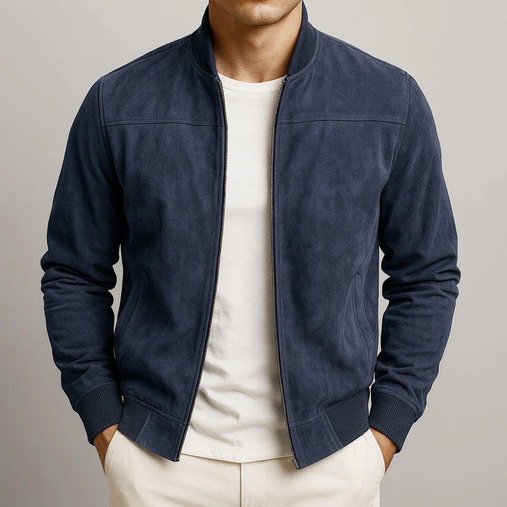 Riviera | Chaqueta bomber de ante
