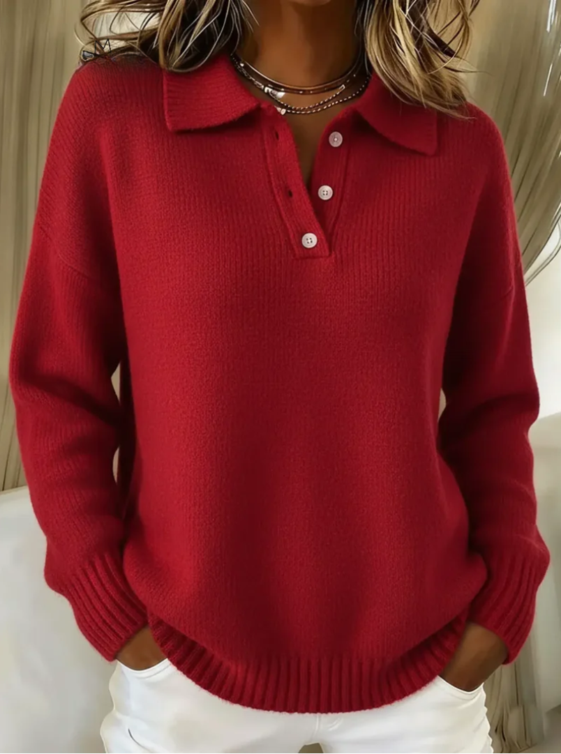 Esther | Jersey con cuello abierto