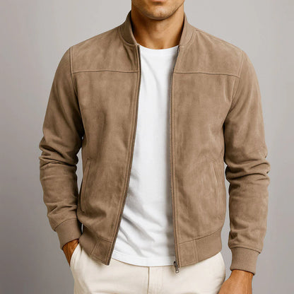 Riviera | Chaqueta bomber de ante