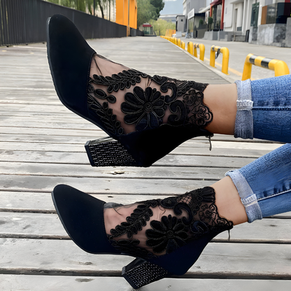 Tacones de Malla