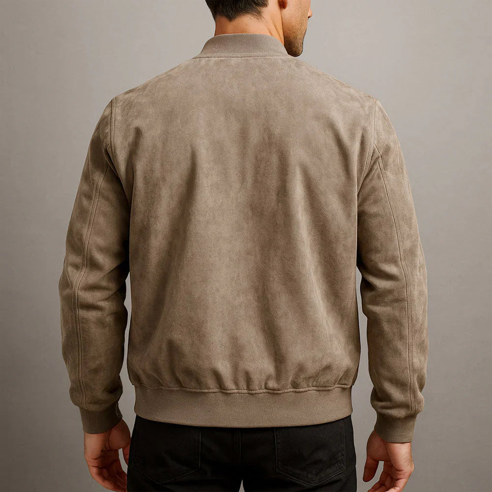 Riviera | Chaqueta bomber de ante