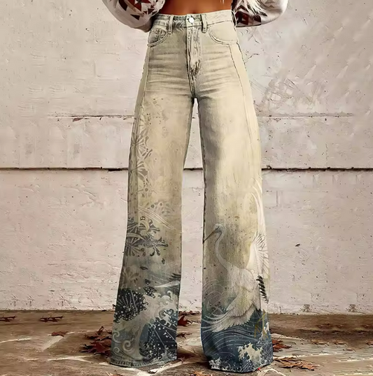 Pantalones Tiro Ancho Cisne