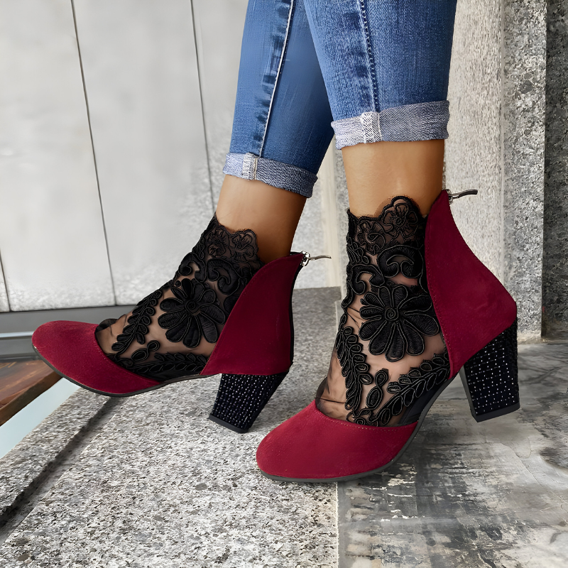 Tacones de Malla