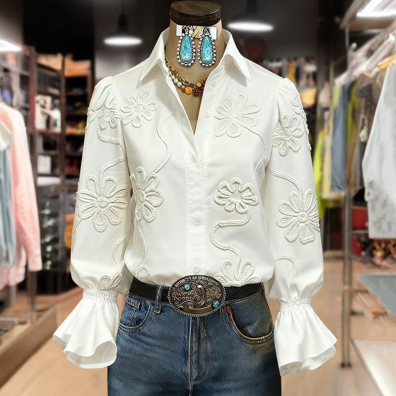 Luisa | Blusa informal con estampado floral