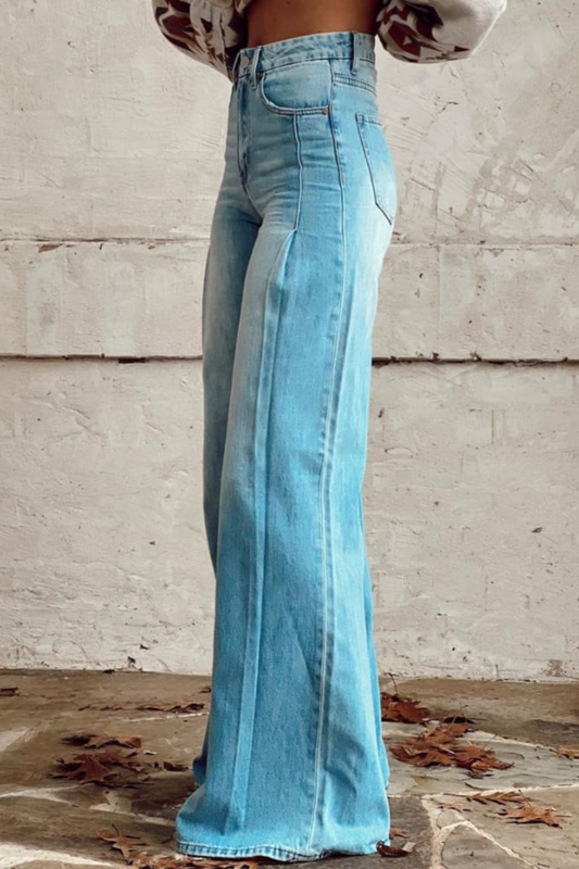 Pantalones Tiro Ancho Vintage