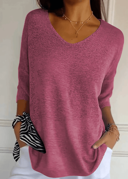 Lola | Jersey Liso Cuello Ancho