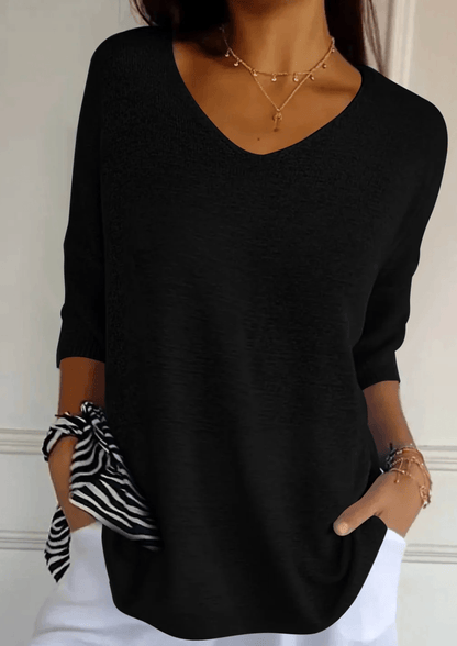Lola | Jersey Liso Cuello Ancho