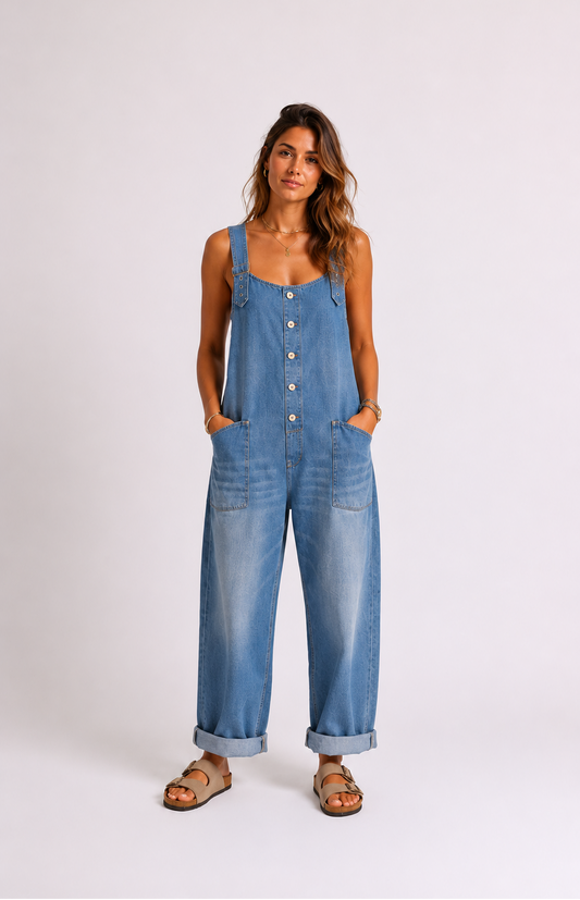 Rocío | Mono denim ajustable