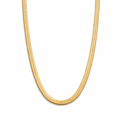 Collar Sarya con cadena tipo serpiente