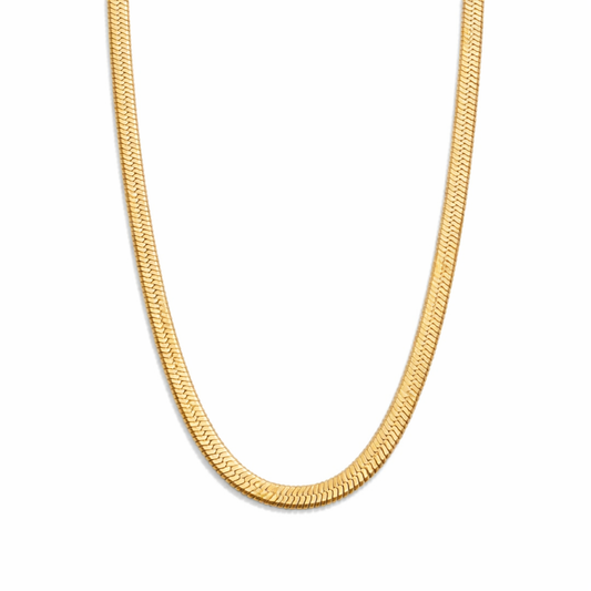 Collar Sarya con cadena tipo serpiente