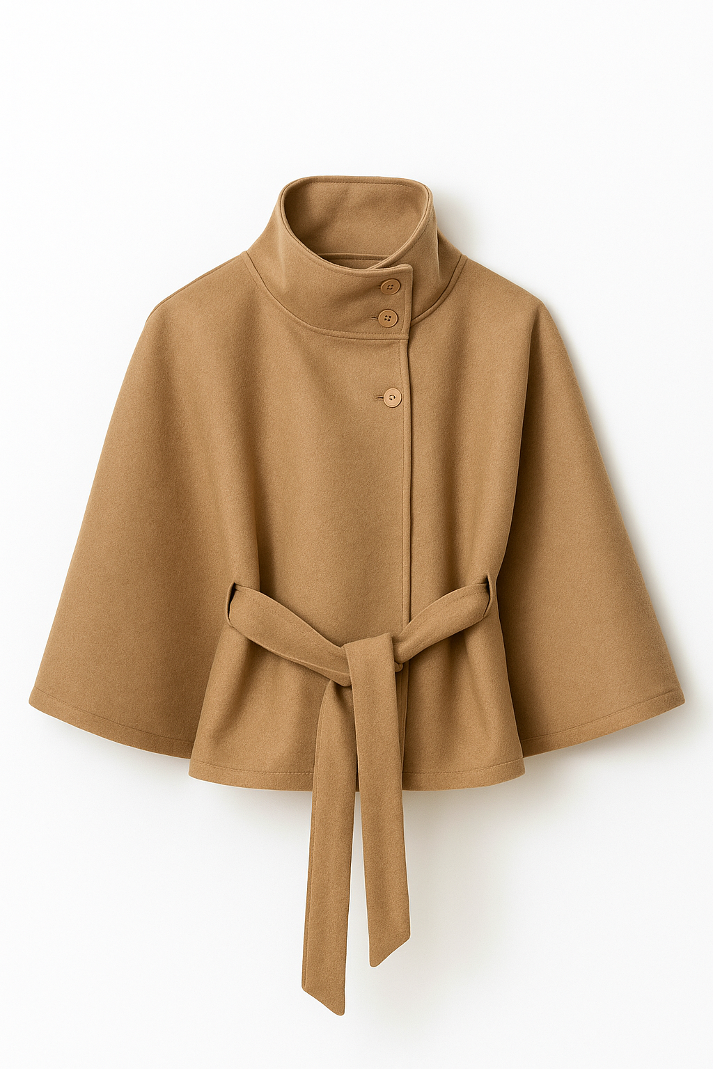 Chloe | Chaqueta cuello alto y cinturón
