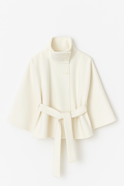 Chloe | Chaqueta cuello alto y cinturón