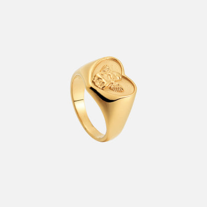 Anillo de ángel en forma de corazón