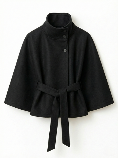 Chloe | Chaqueta cuello alto y cinturón