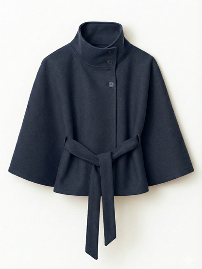Chloe | Chaqueta cuello alto y cinturón