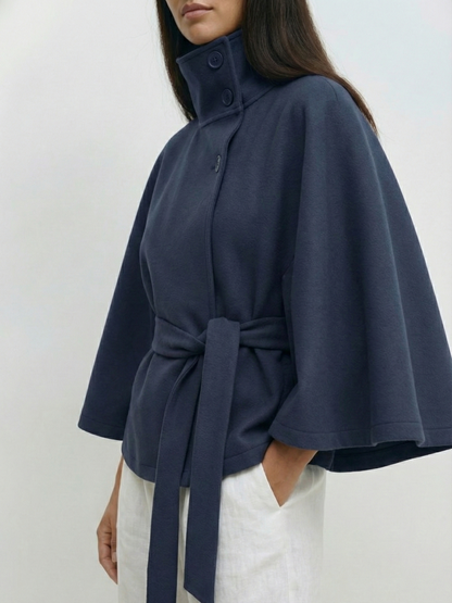 Chloe | Chaqueta cuello alto y cinturón