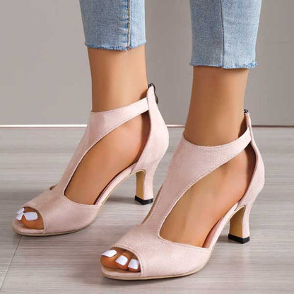 Bea | Zapatos tacón con cremallera