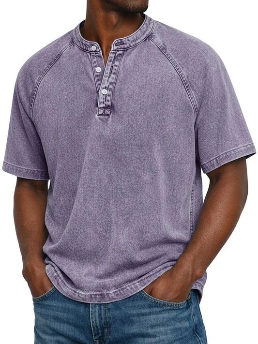 Leblanc™ | Camisa vintage abotonada para hombre
