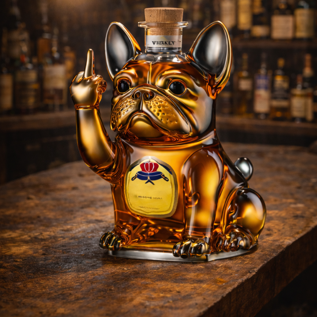 Botella de whisky - Edición Perros
