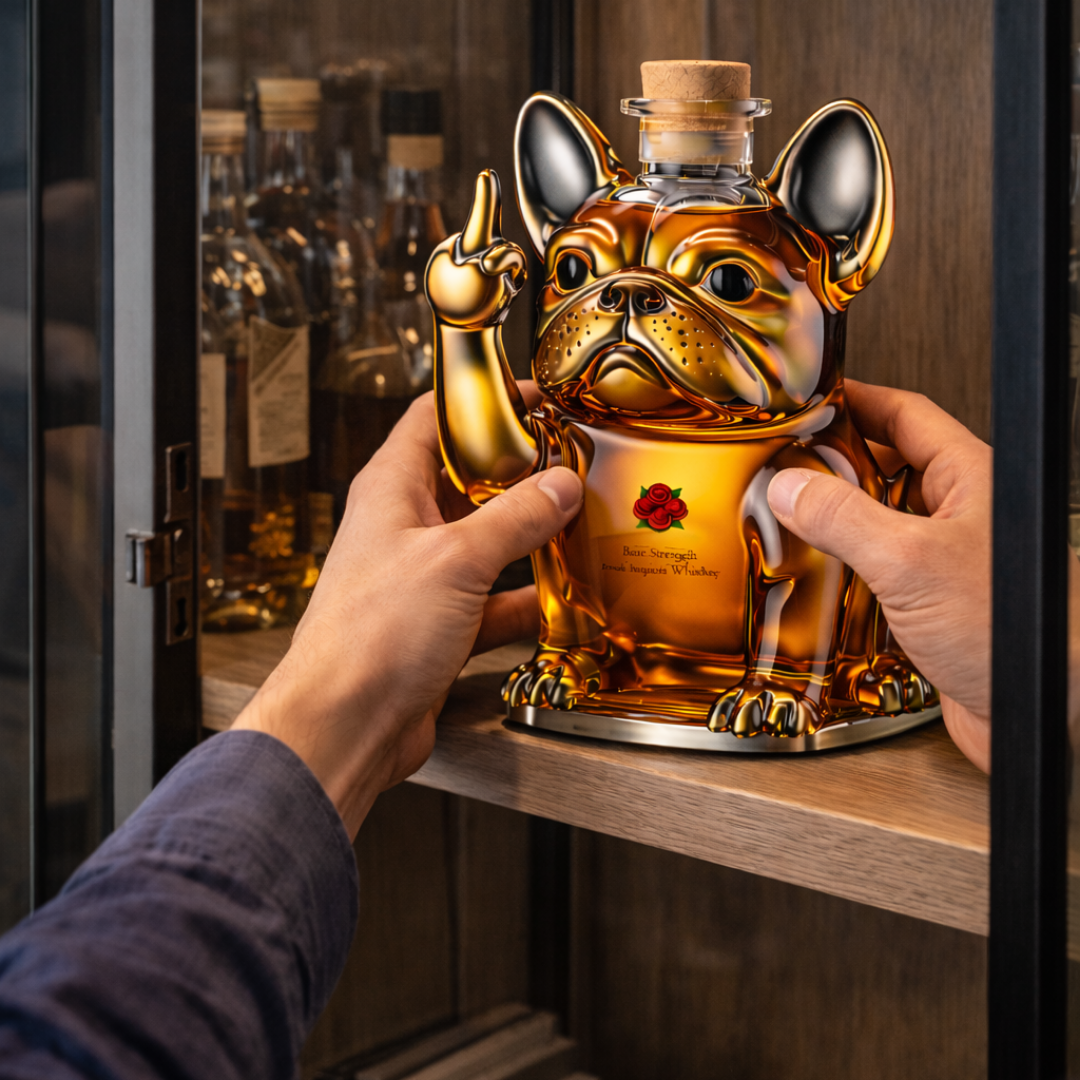 Botella de whisky - Edición Perros