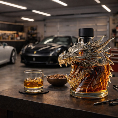 Botella de whisky - Edición Dragón