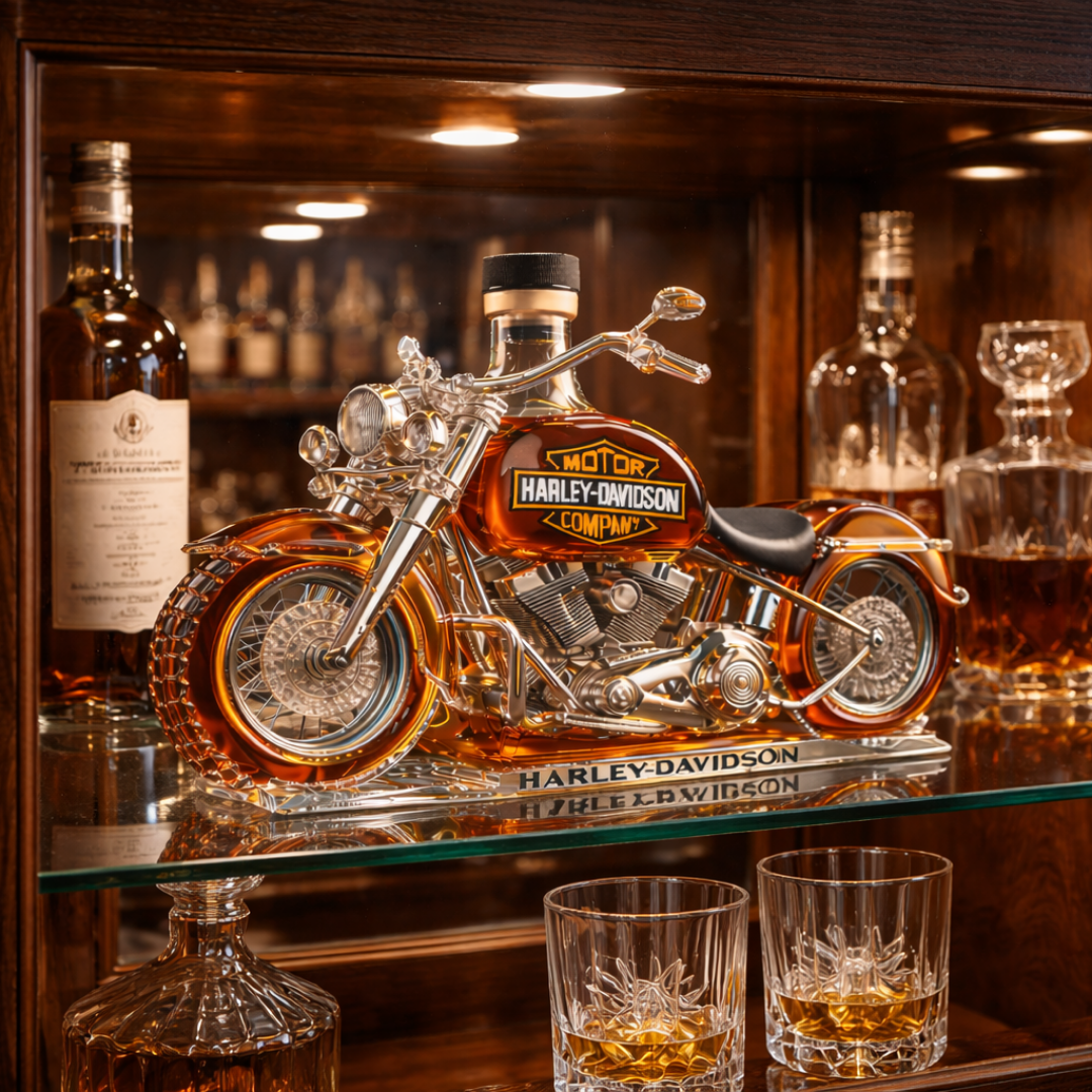 Botella de whisky - Edición Harley Davidson