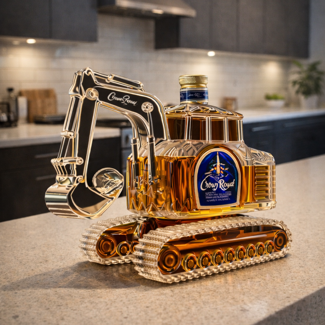 Botella de whisky - Edición Excavadora