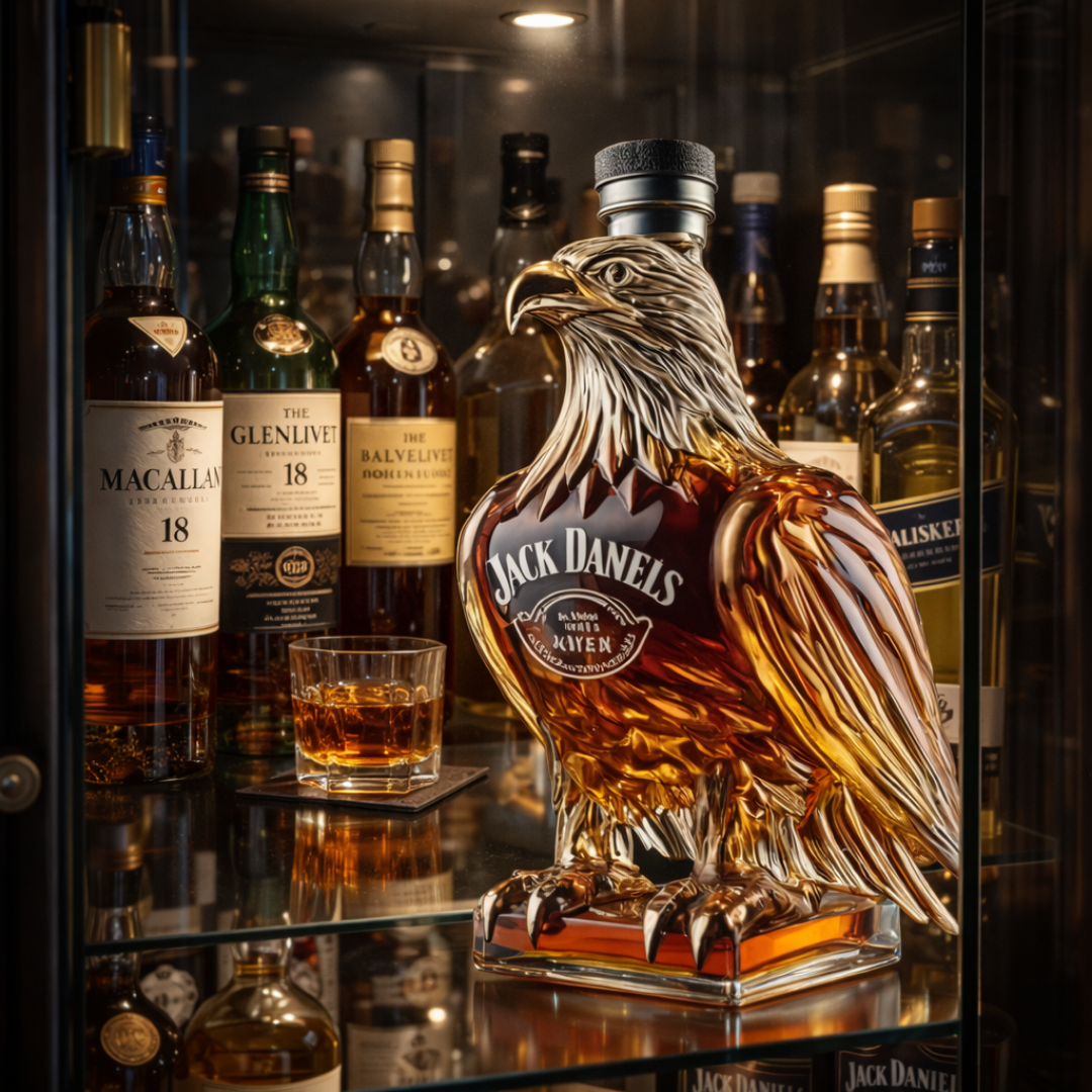 Botella de whisky - Edición Águila