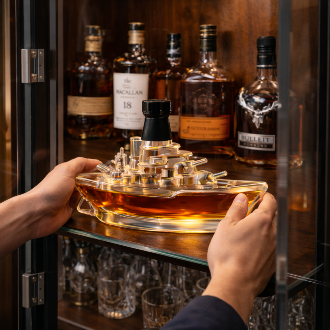 Botella de whisky - Edición Marina