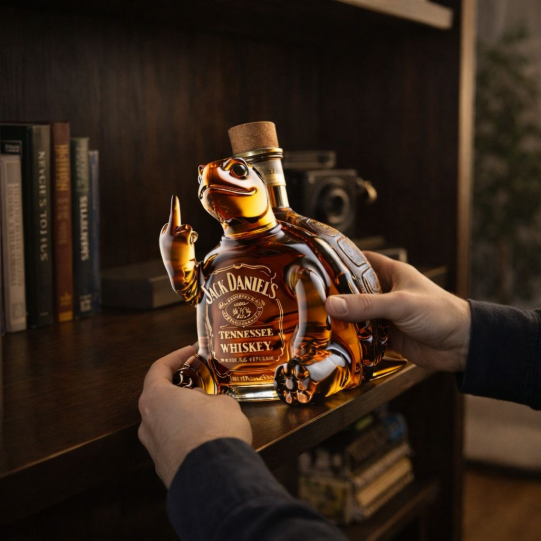 Botella de whisky - Edición Tortuga