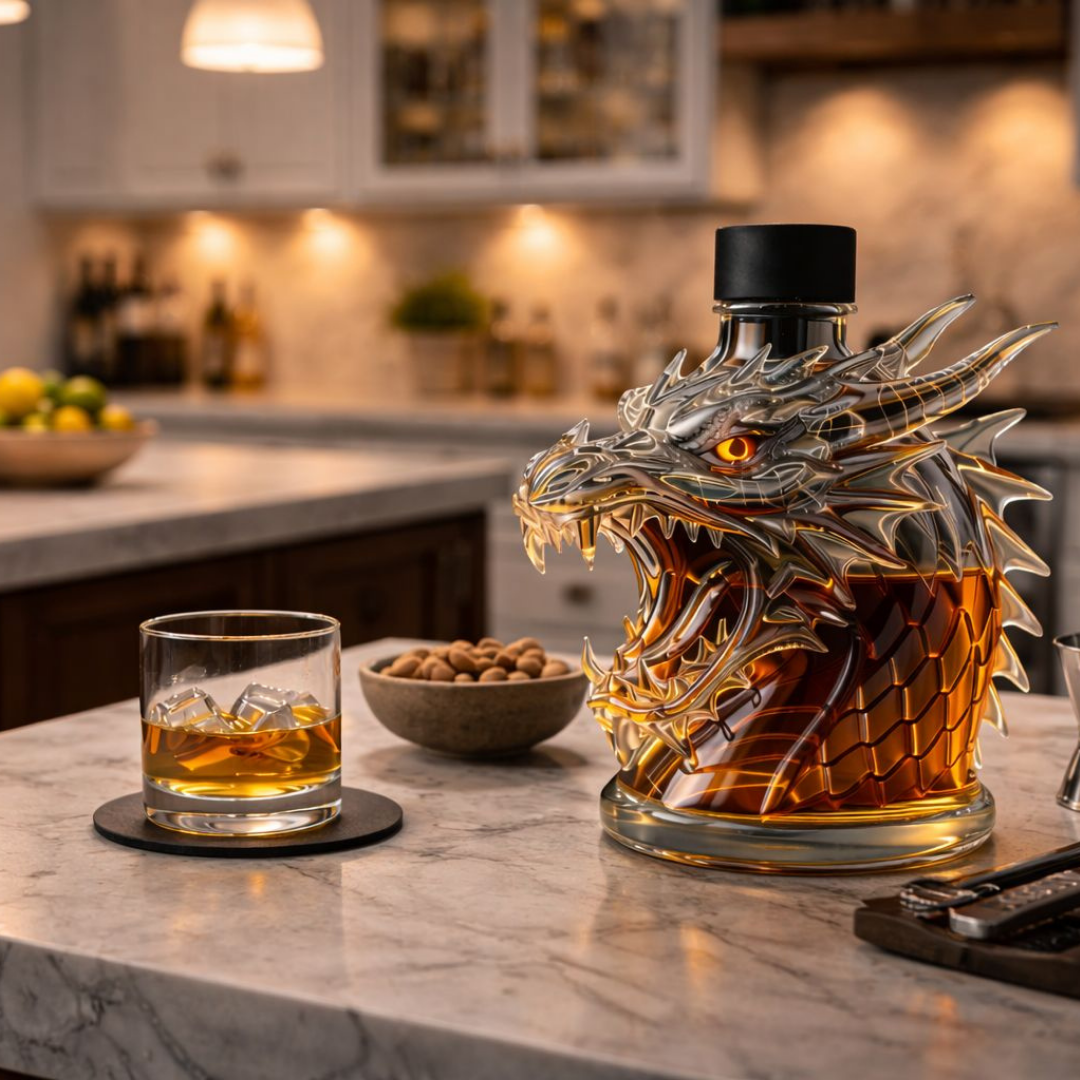 Botella de whisky - Edición Dragón