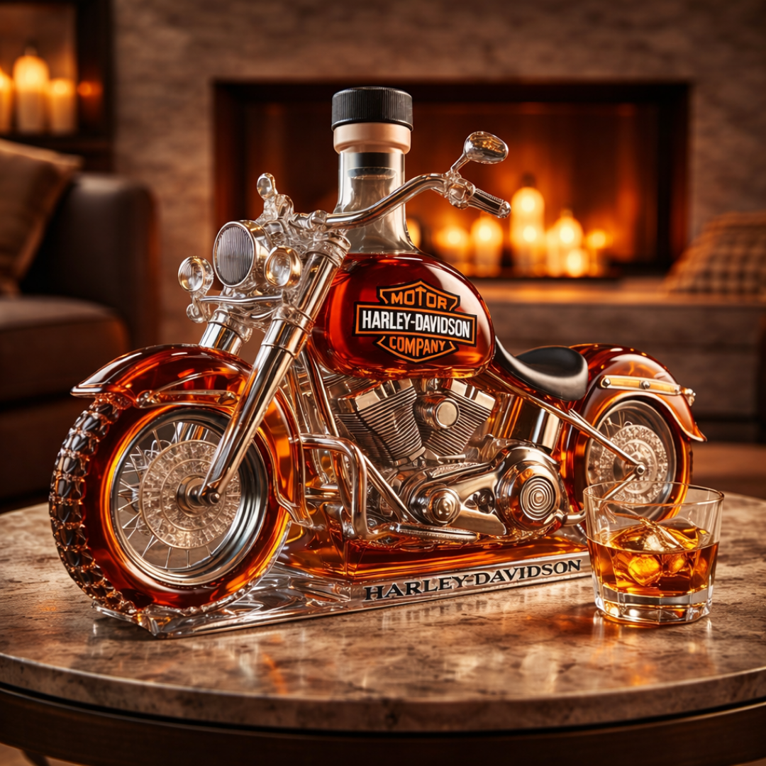Botella de whisky - Edición Harley Davidson
