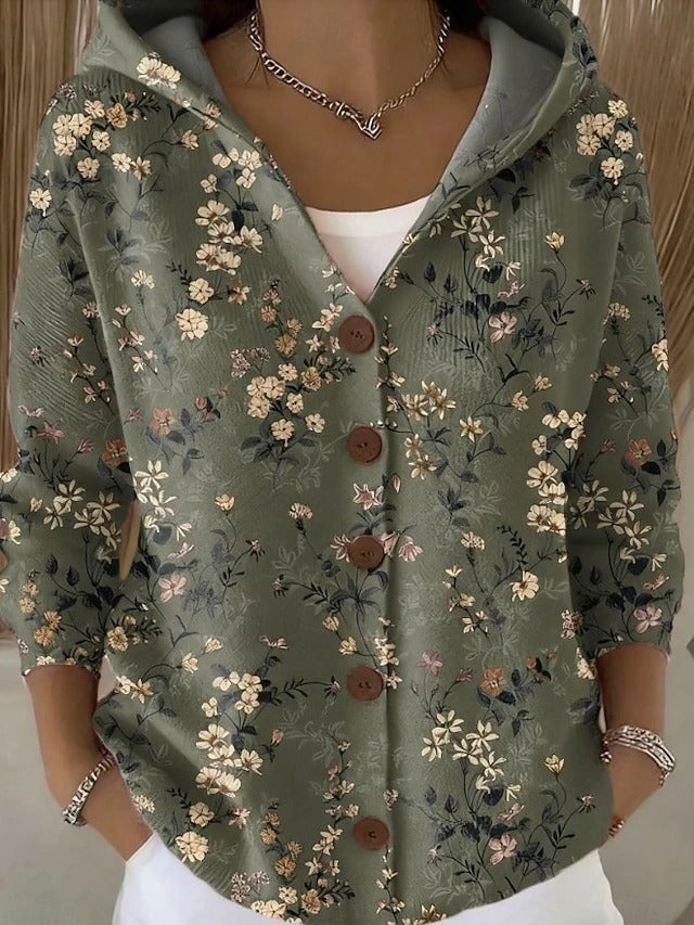Flores | Cárdigan Estampado